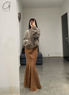Mutedance 24 Autumn and Winter Hooded Cashmere Sweater MD-MD24FW134-BROWN MD24FW133 MD24FW134